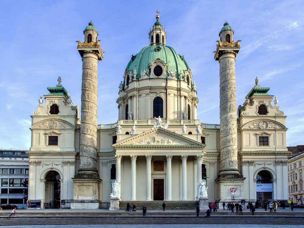 Karskirche in Wenen, Oostenrijk
